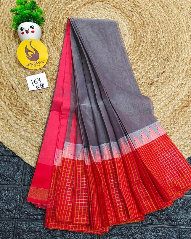 Seiko Gadwal Cotton Sarees -ROYAL164