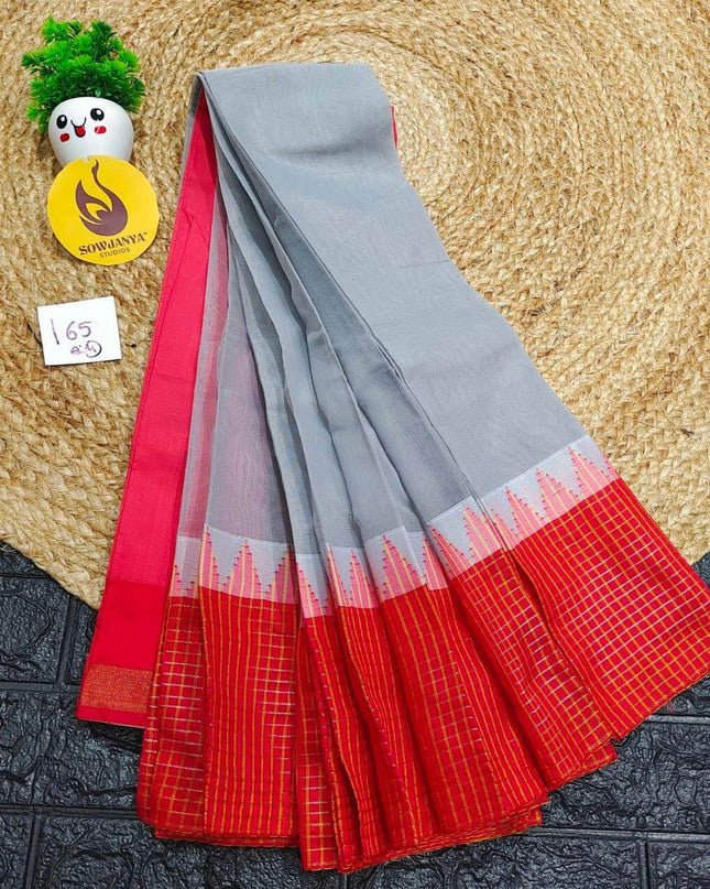 Seiko Gadwal Cotton Sarees -ROYAL165