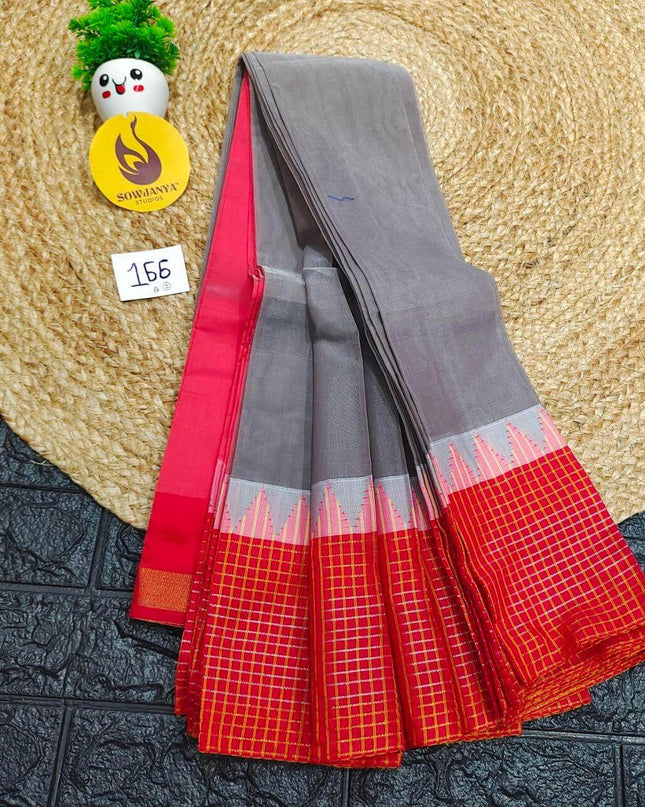 Seiko Gadwal Cotton Sarees -ROYAL166