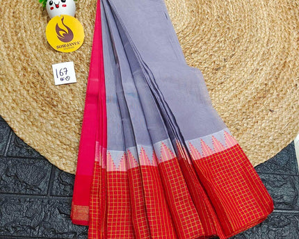 Seiko Gadwal Cotton Sarees -ROYAL167