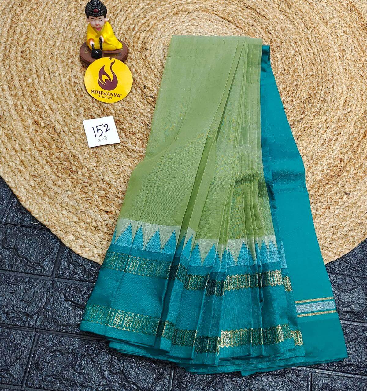 Seiko Gadwal Cotton Sarees -ROYAL152