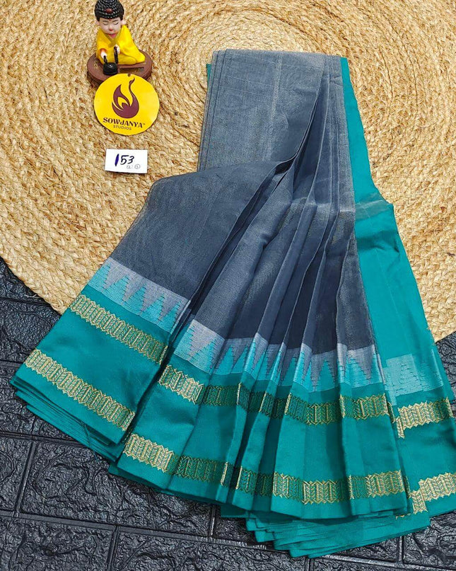 Seiko Gadwal Cotton Sarees -ROYAL153