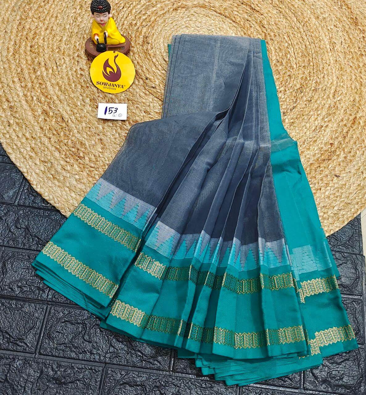 Seiko Gadwal Cotton Sarees -ROYAL153