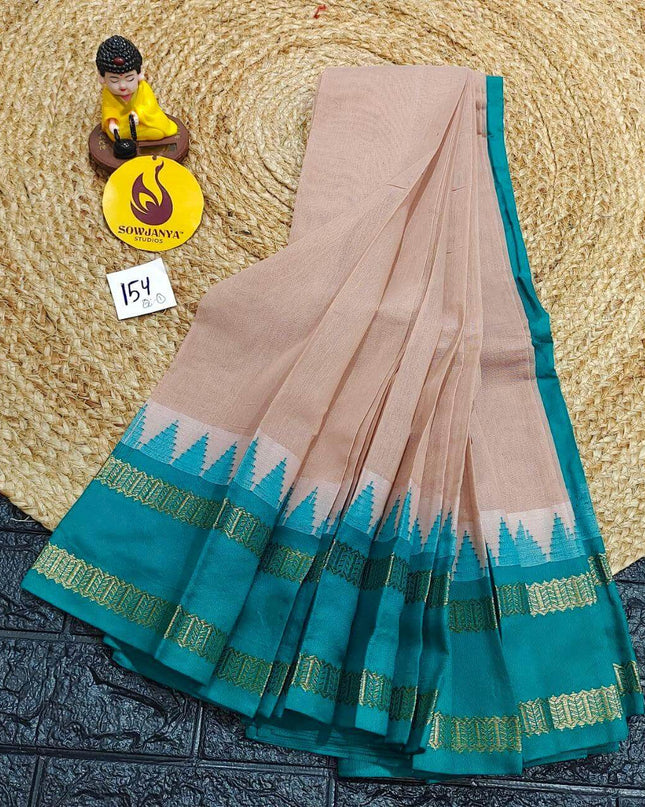 Seiko Gadwal Cotton Sarees -ROYAL154