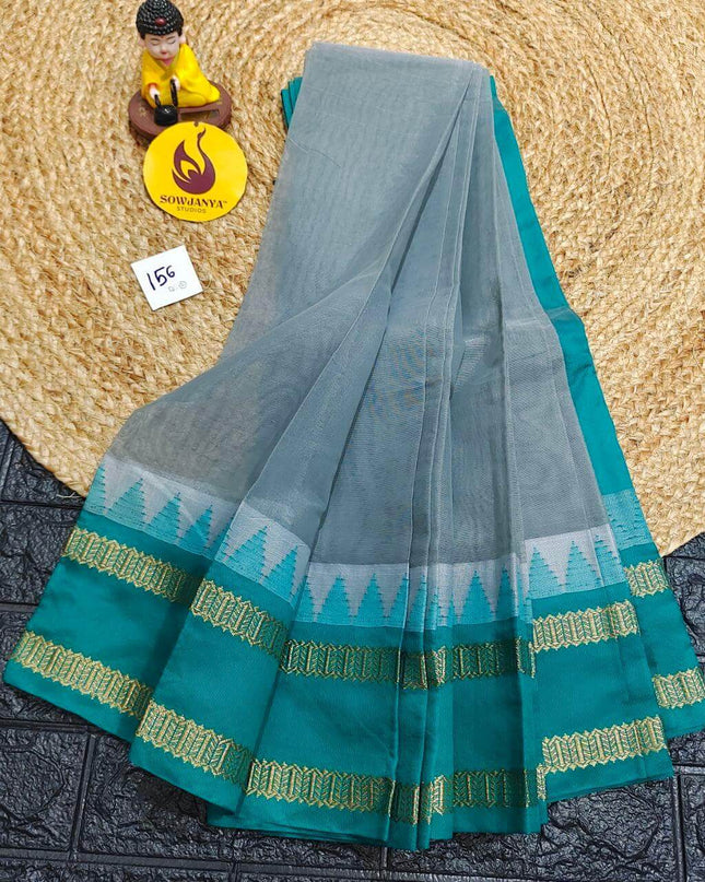 Seiko Gadwal Cotton Sarees -ROYAL156