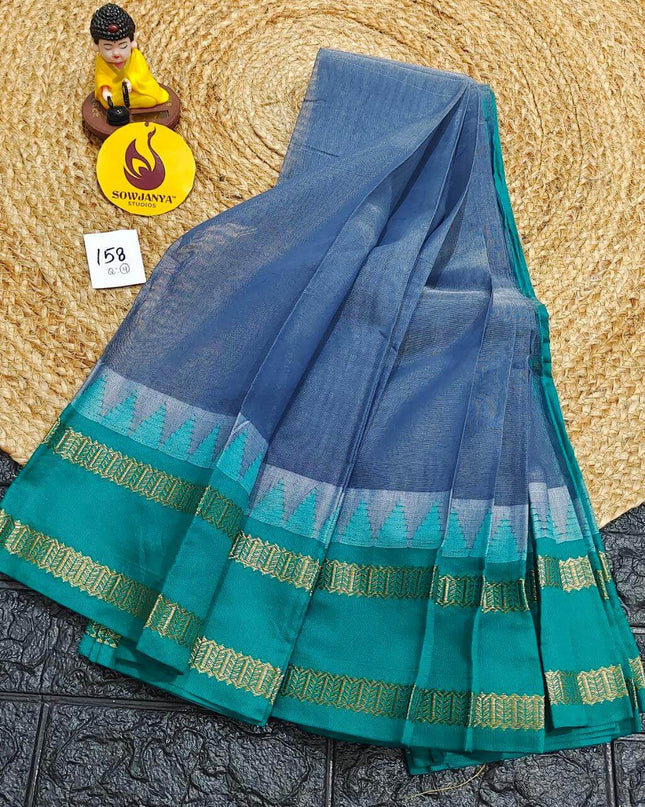 Seiko Gadwal Cotton Sarees -ROYAL158