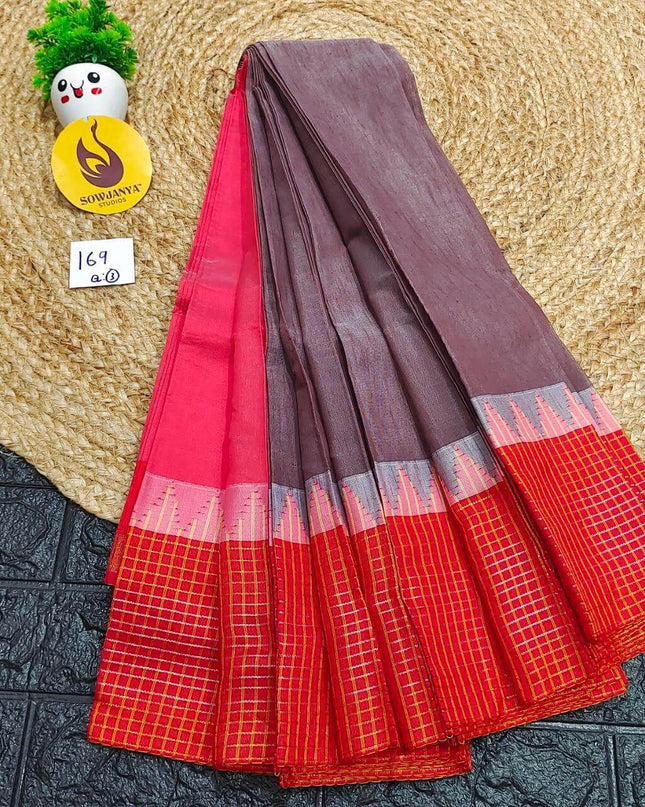 Seiko Gadwal Cotton Sarees -ROYAL169