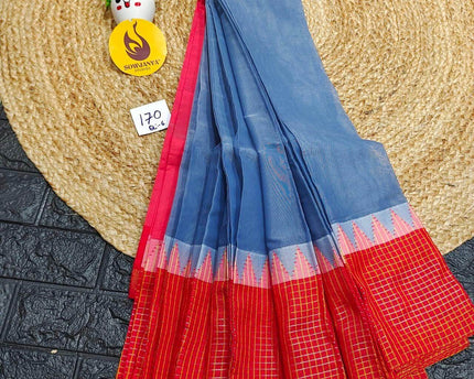 Seiko Gadwal Cotton Sarees -ROYAL170