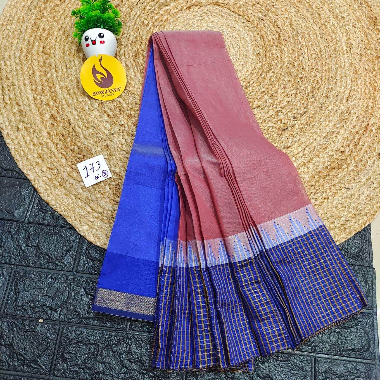 Seiko Gadwal Cotton Sarees -ROYAL173