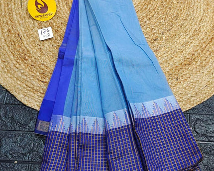 Seiko Gadwal Cotton Sarees -ROYAL176