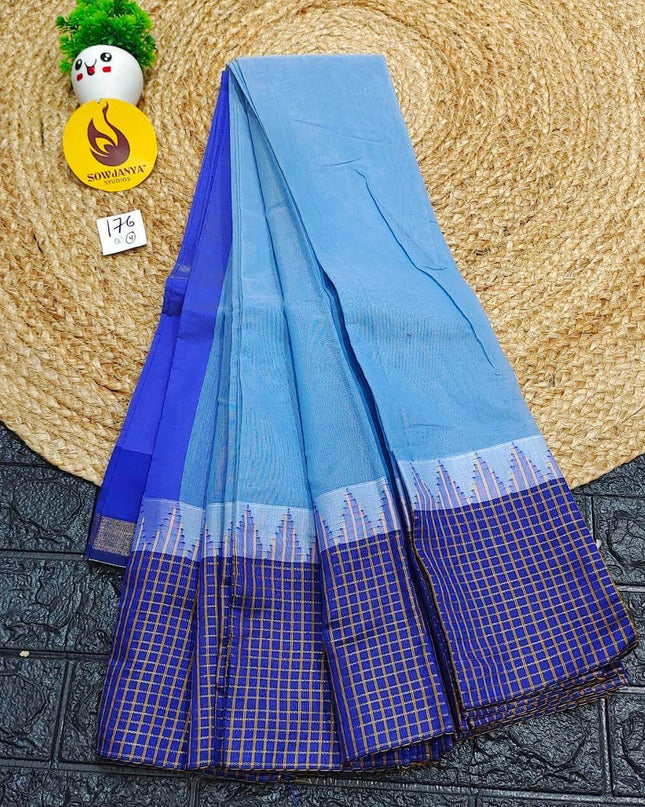 Seiko Gadwal Cotton Sarees -ROYAL176