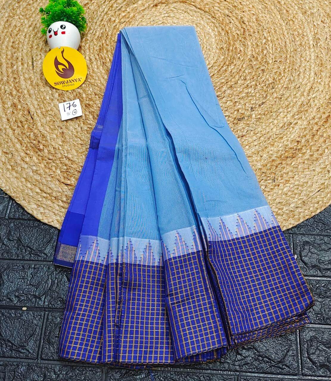 Seiko Gadwal Cotton Sarees -ROYAL176