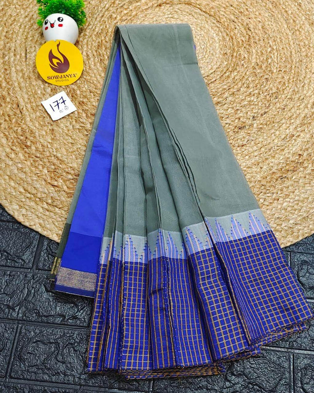 Seiko Gadwal Cotton Sarees -ROYAL177