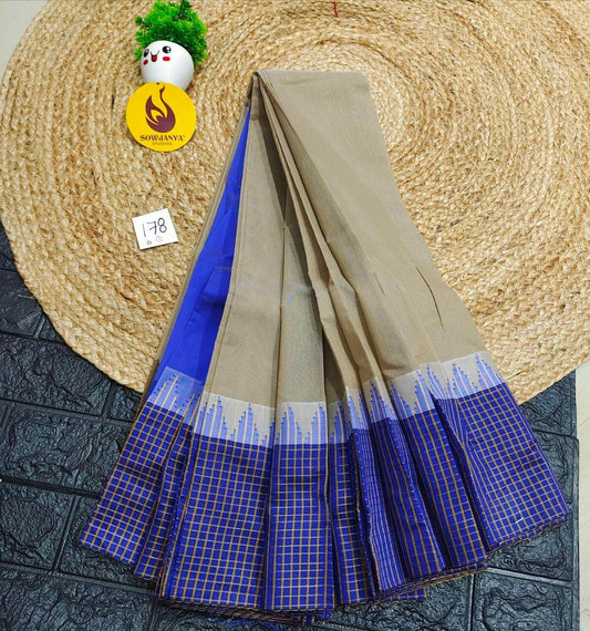 Seiko Gadwal Cotton Sarees -ROYAL178