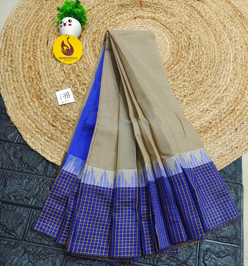 Seiko Gadwal Cotton Sarees -ROYAL178