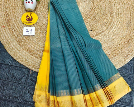 Seiko Gadwal Cotton Sarees -ROYAL211