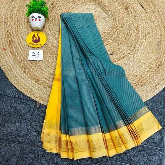Seiko Gadwal Cotton Sarees -ROYAL211