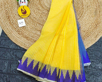 Seiko Gadwal Cotton Sarees -ROYAL215