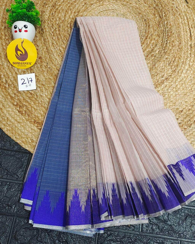 Seiko Gadwal Cotton Sarees -ROYAL217