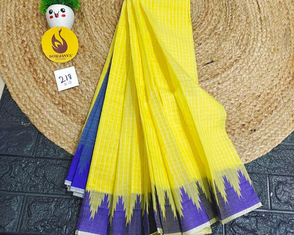 Seiko Gadwal Cotton Sarees -ROYAL218