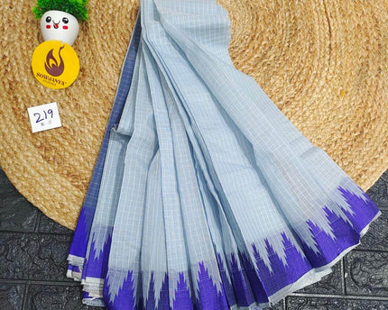 Seiko Gadwal Cotton Sarees -ROYAL219