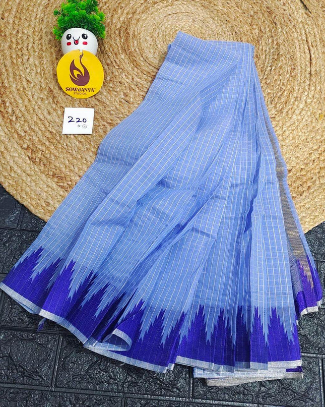 Seiko Gadwal Cotton Sarees -ROYAL220