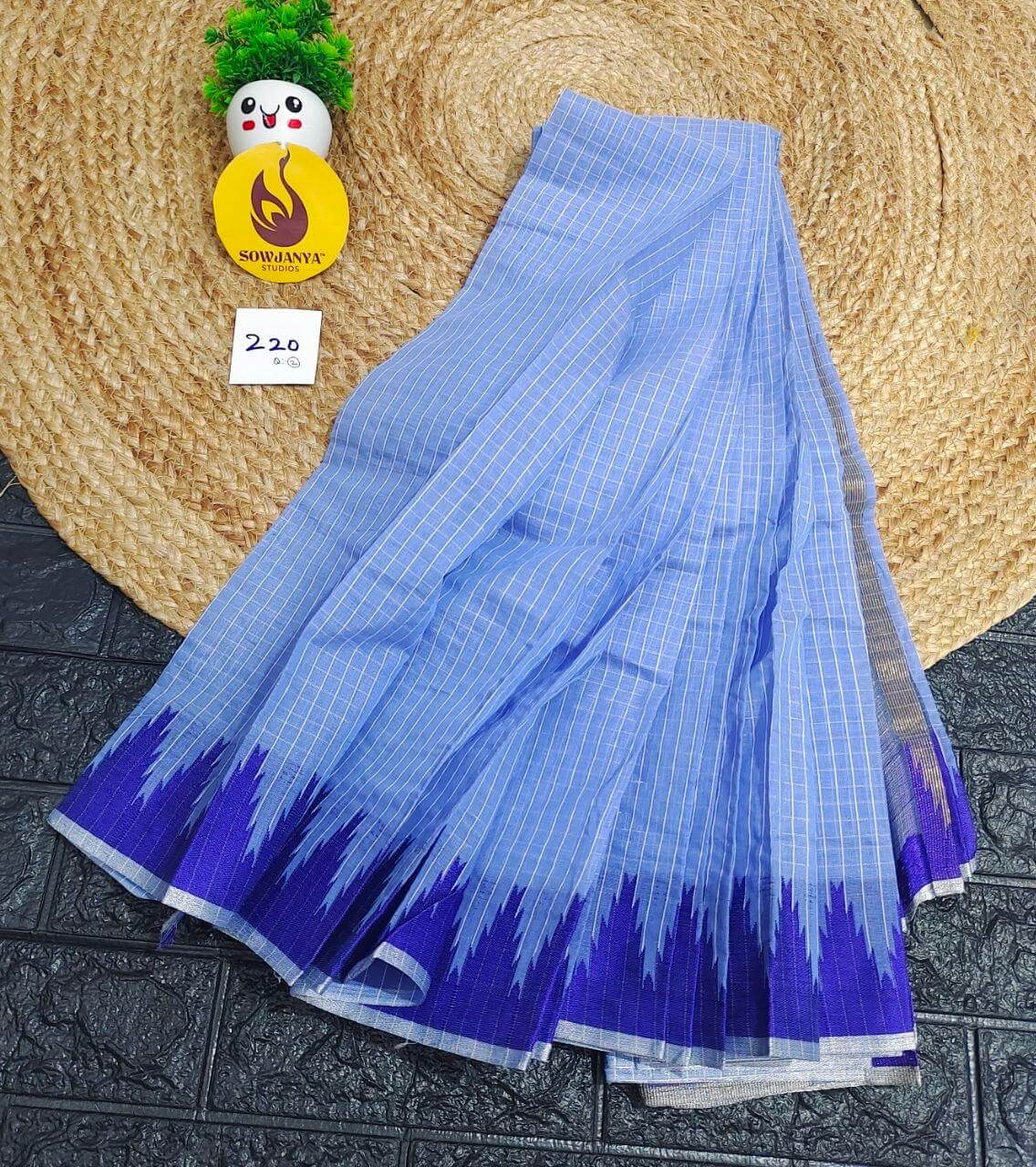 Seiko Gadwal Cotton Sarees -ROYAL220
