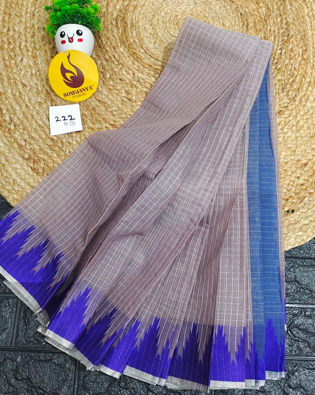 Seiko Gadwal Cotton Sarees -ROYAL222