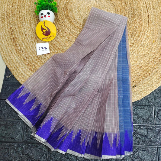 Seiko Gadwal Cotton Sarees -ROYAL222