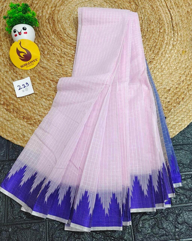 Seiko Gadwal Cotton Sarees -ROYAL223