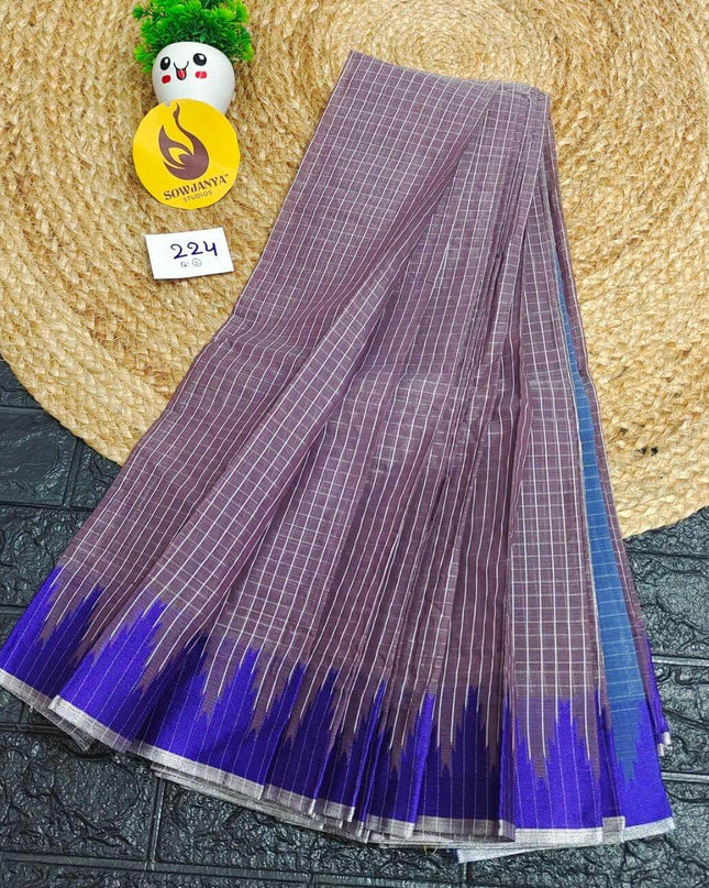 Seiko Gadwal Cotton Sarees -ROYAL224