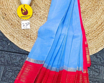 Seiko Gadwal Cotton Sarees -ROYAL227