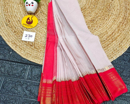 Seiko Gadwal Cotton Sarees -ROYAL230