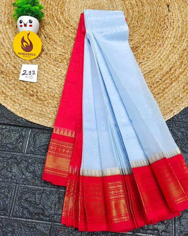 Seiko Gadwal Cotton Sarees -ROYAL232