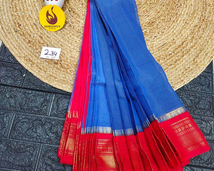 Seiko Gadwal Cotton Sarees -ROYAL234