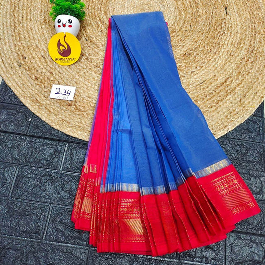 Seiko Gadwal Cotton Sarees -ROYAL234