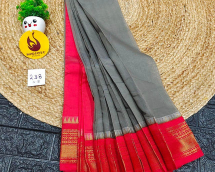 Seiko Gadwal Cotton Sarees -ROYAL238
