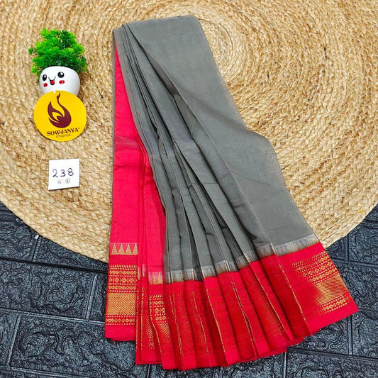 Seiko Gadwal Cotton Sarees -ROYAL238