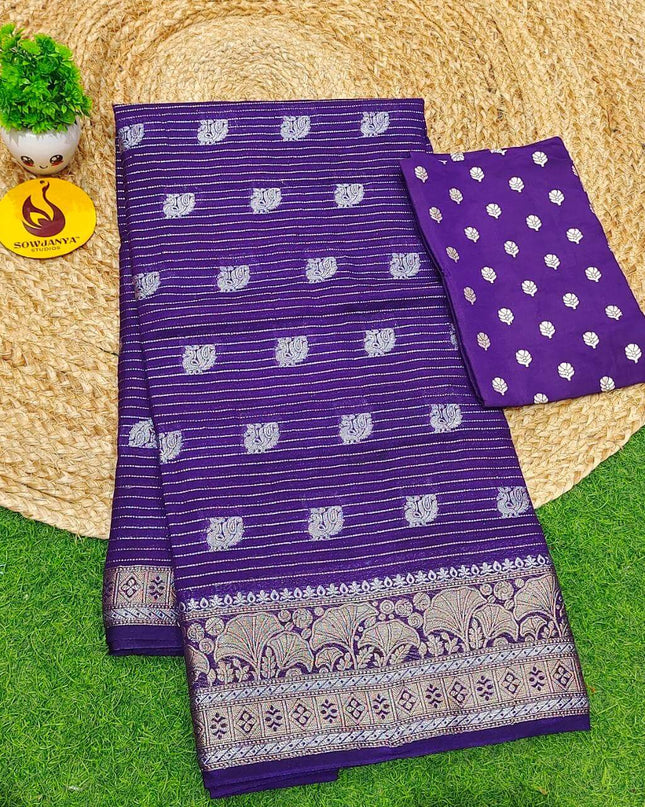 Premium Viscose Georgette Saree - SSRED6