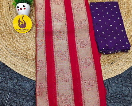 Premium Viscose Crape Georgette Saree -SSBEST15