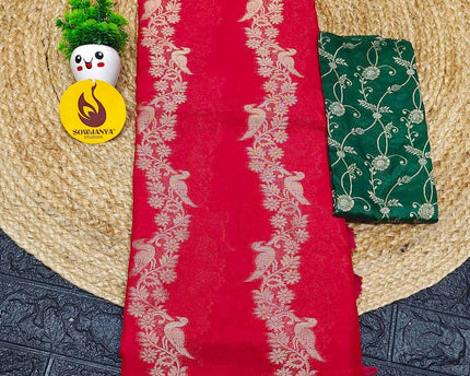 Premium Viscose Crape Georgette Saree -SSBEST17