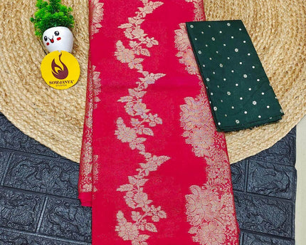 Premium Viscose Crape Georgette Saree -SSBEST16