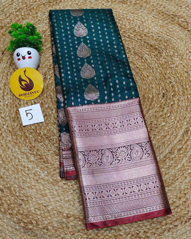 Premium Semi Pattu Saree's - SSASD5