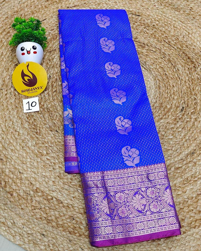 Premium Semi Pattu Saree's -SSASD10