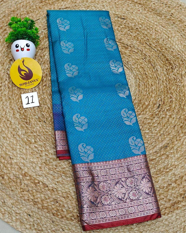Premium Semi Pattu Saree's - SSASD11
