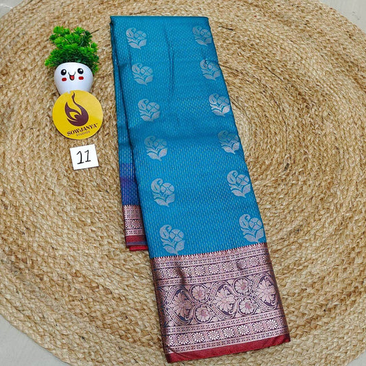 Premium Semi Pattu Saree's - SSASD11