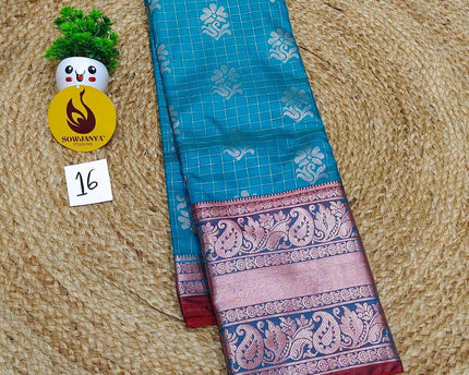 Premium Semi Pattu Sarees -SSASD16