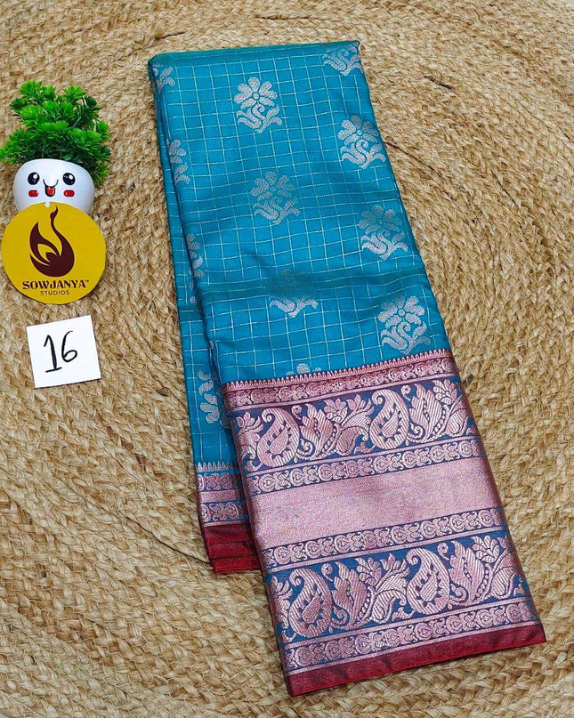 Premium Semi Pattu Sarees -SSASD16