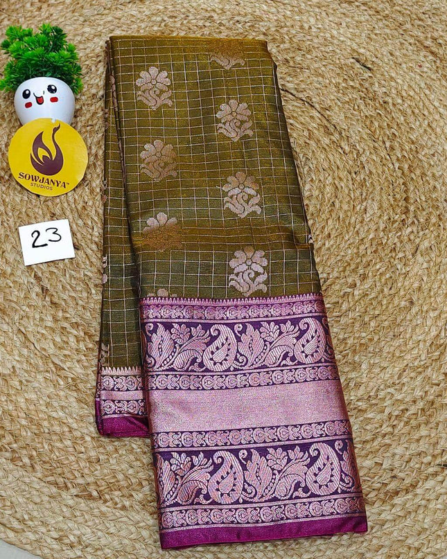 Premium Semi Pattu Sarees - SSASD23