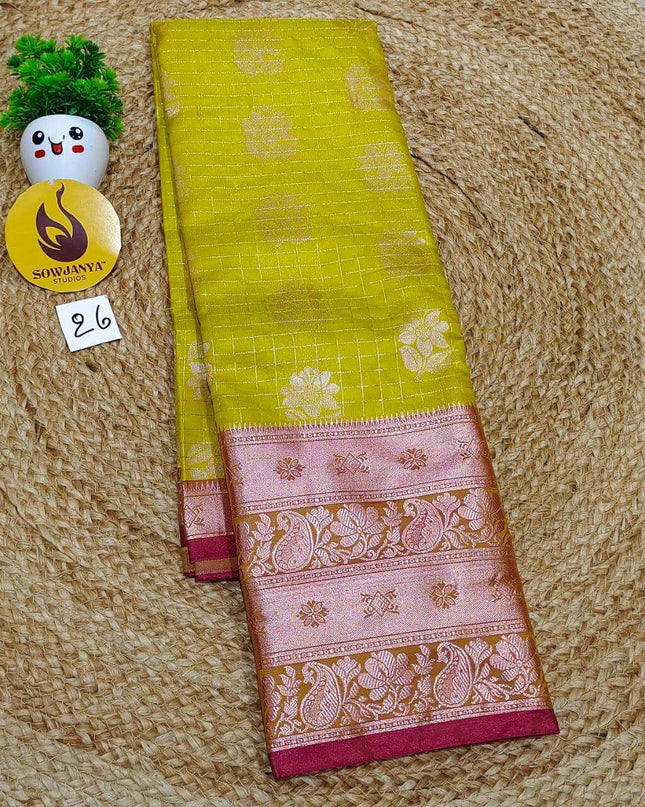 Premium Semi Pattu Sarees - SSASD26